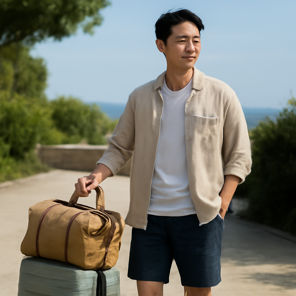 남성휴가룩 대표 이미지